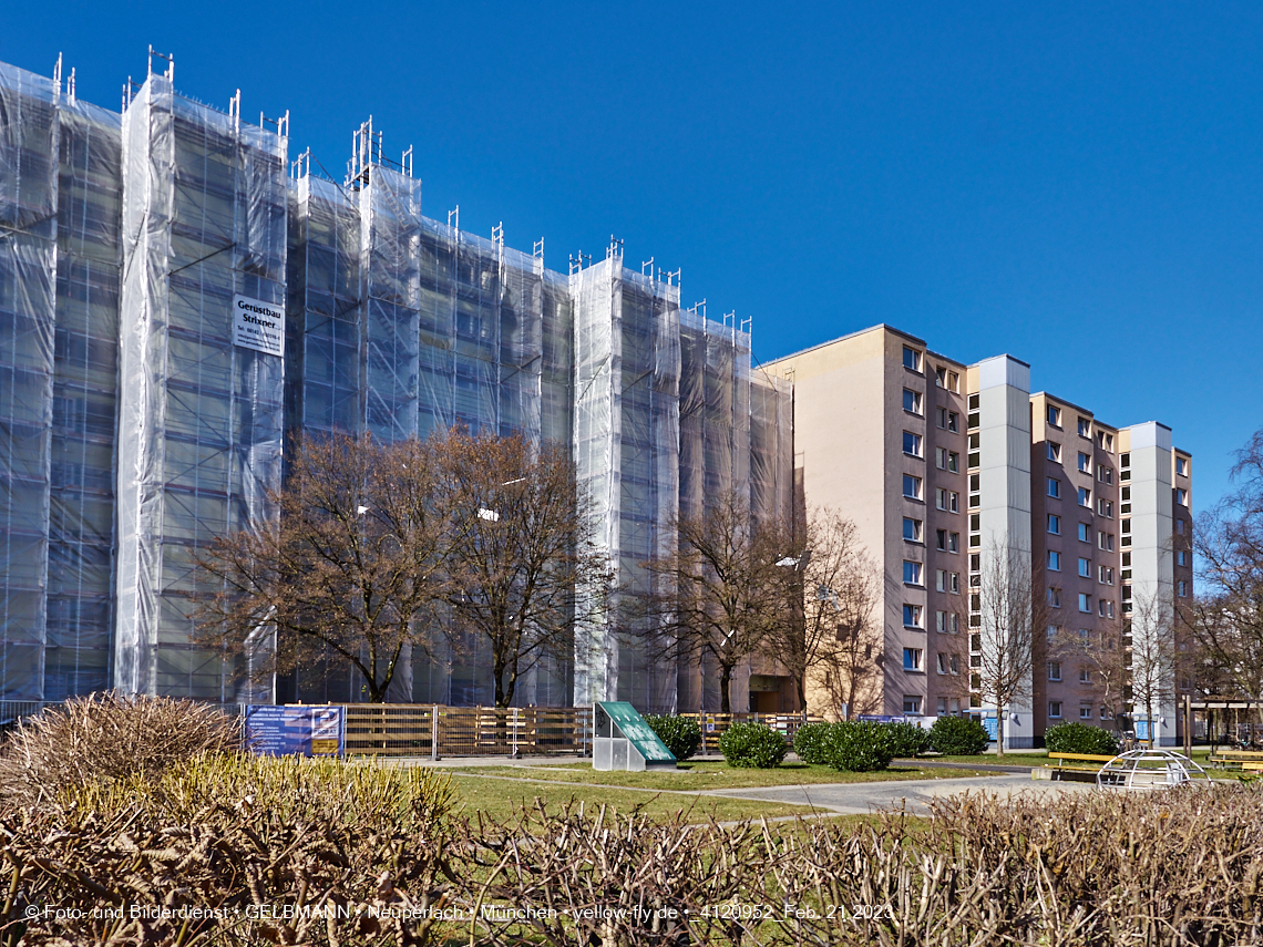 21.02.2023 -  Mega-Sanierung in der Kurt-Eisner-Straße in Neuperlach